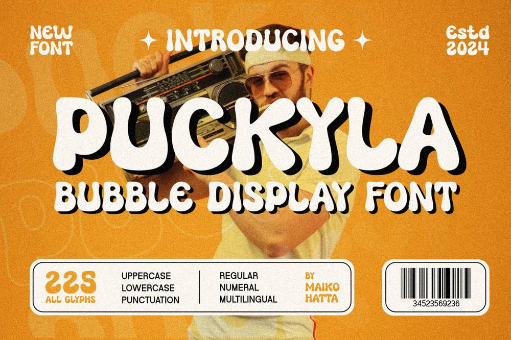 Font Puckyla