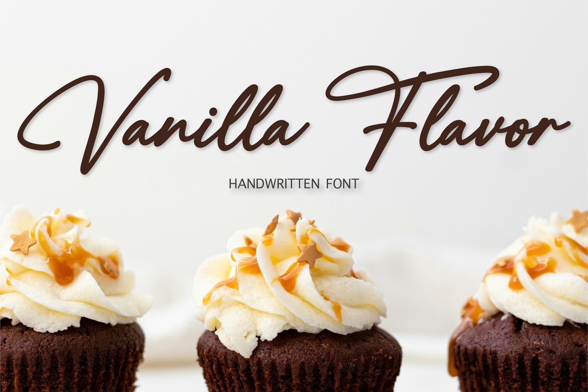 Font Vanilla Flavor