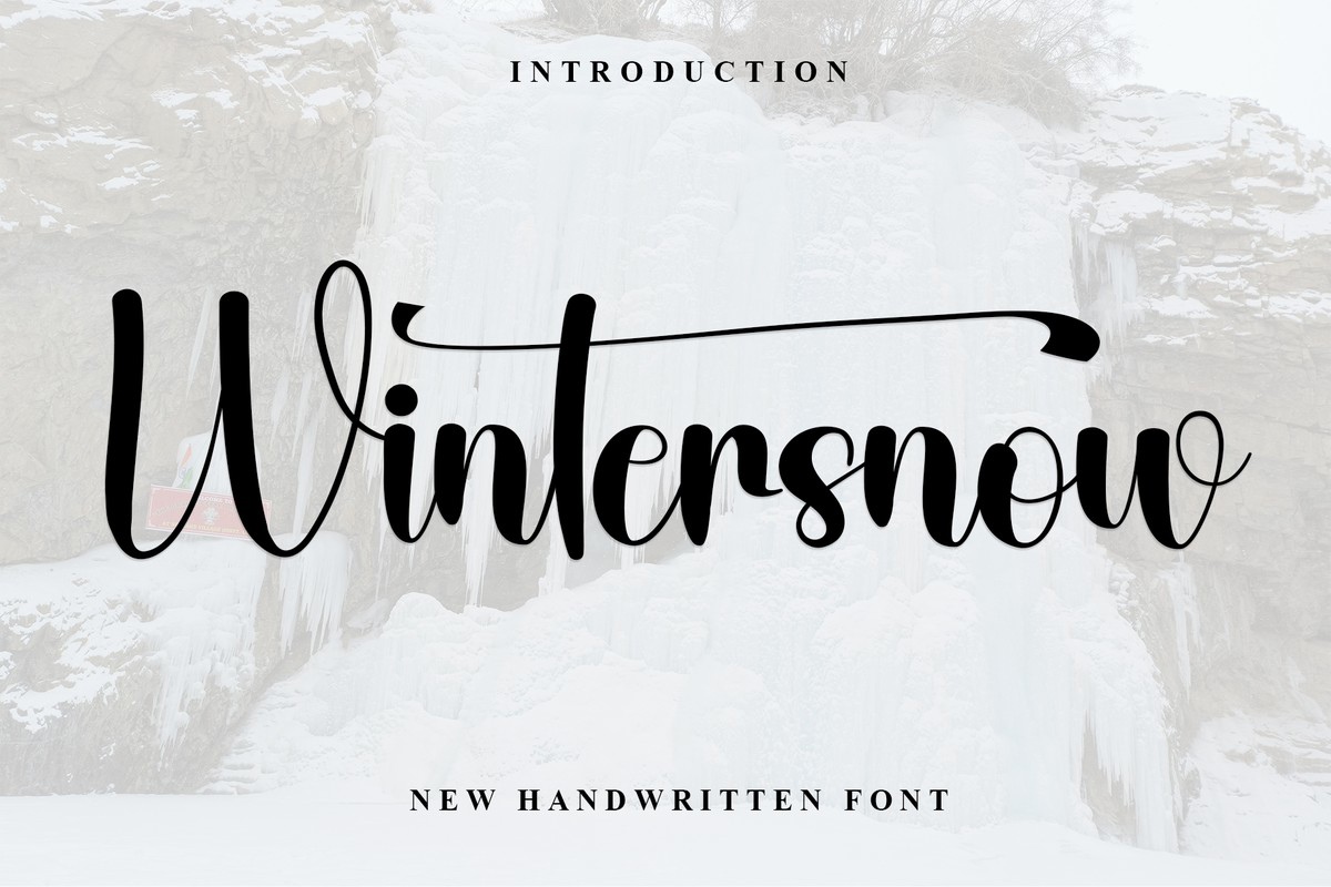 Font Wintersnow