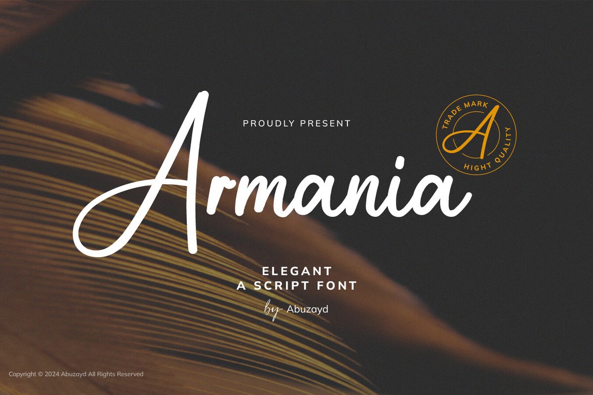 Font Armania