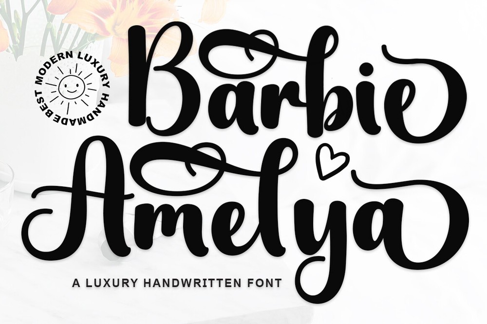 Font Barbie Amelya