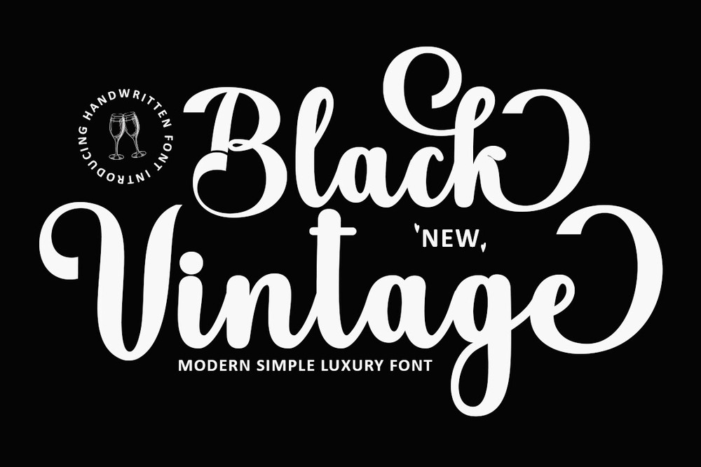 Font Blаck Vintage