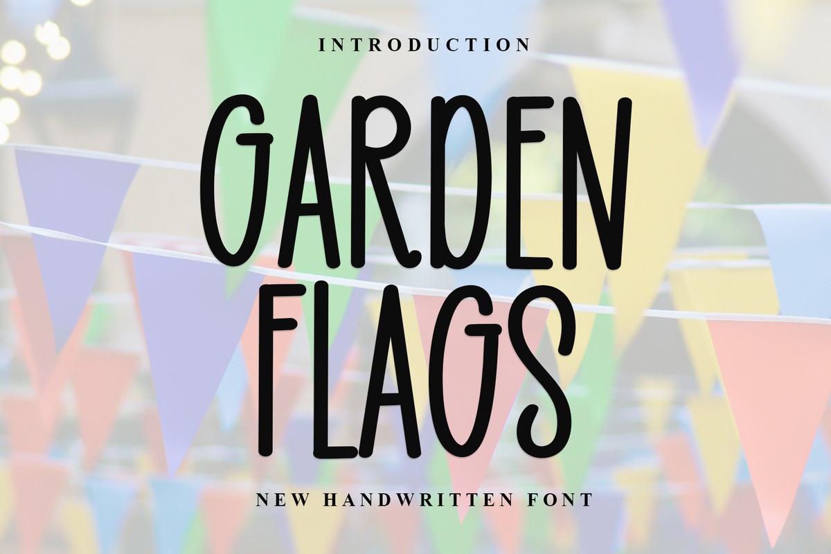 Font Garden Flags