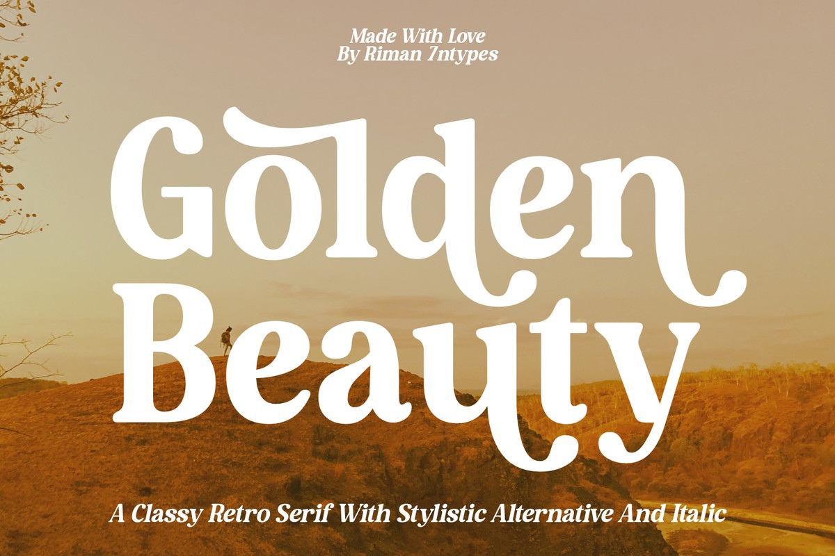 Font Golden Beauty