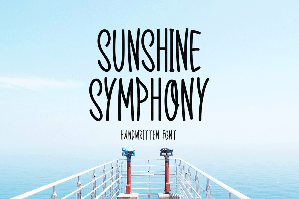 Font Sunshine Symphony