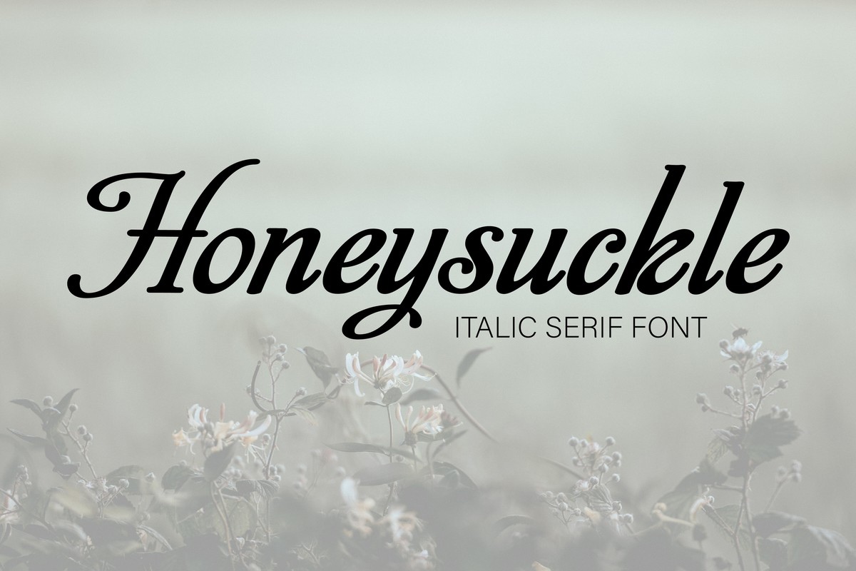 Font Honeysuckle