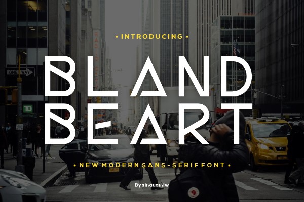 Font Bland Beart