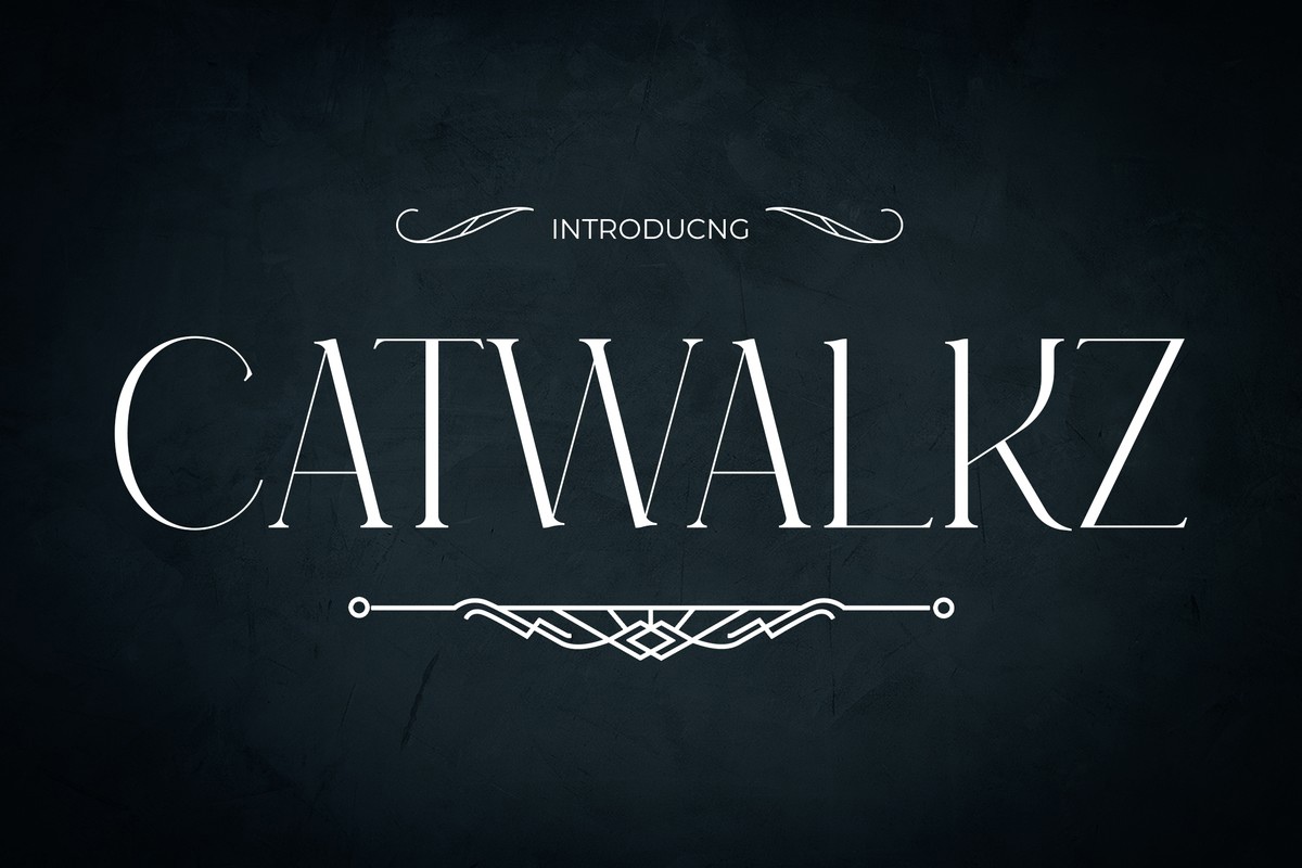 Font Catwalkz