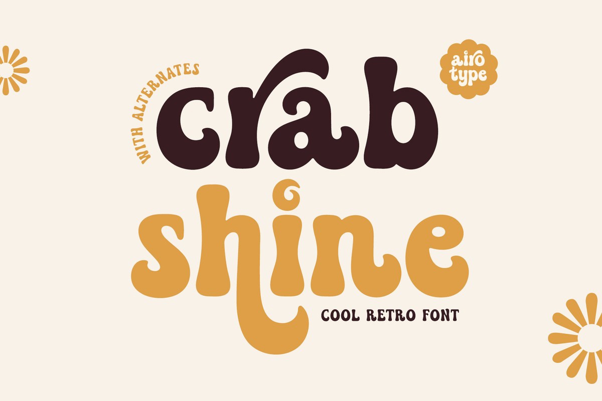 Font Crab Shine