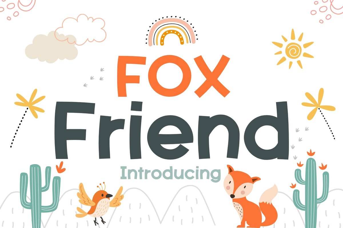 Font Fox Friend