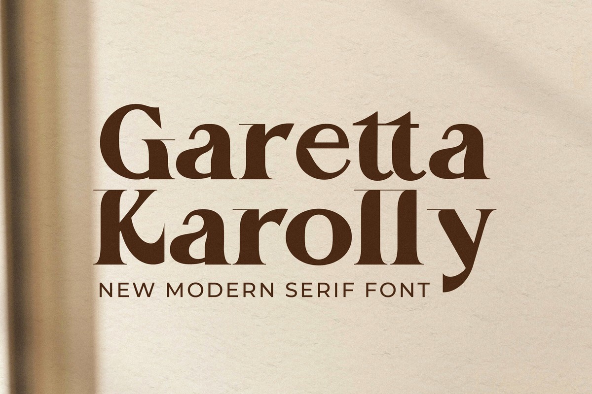 Font Garetta Karolly