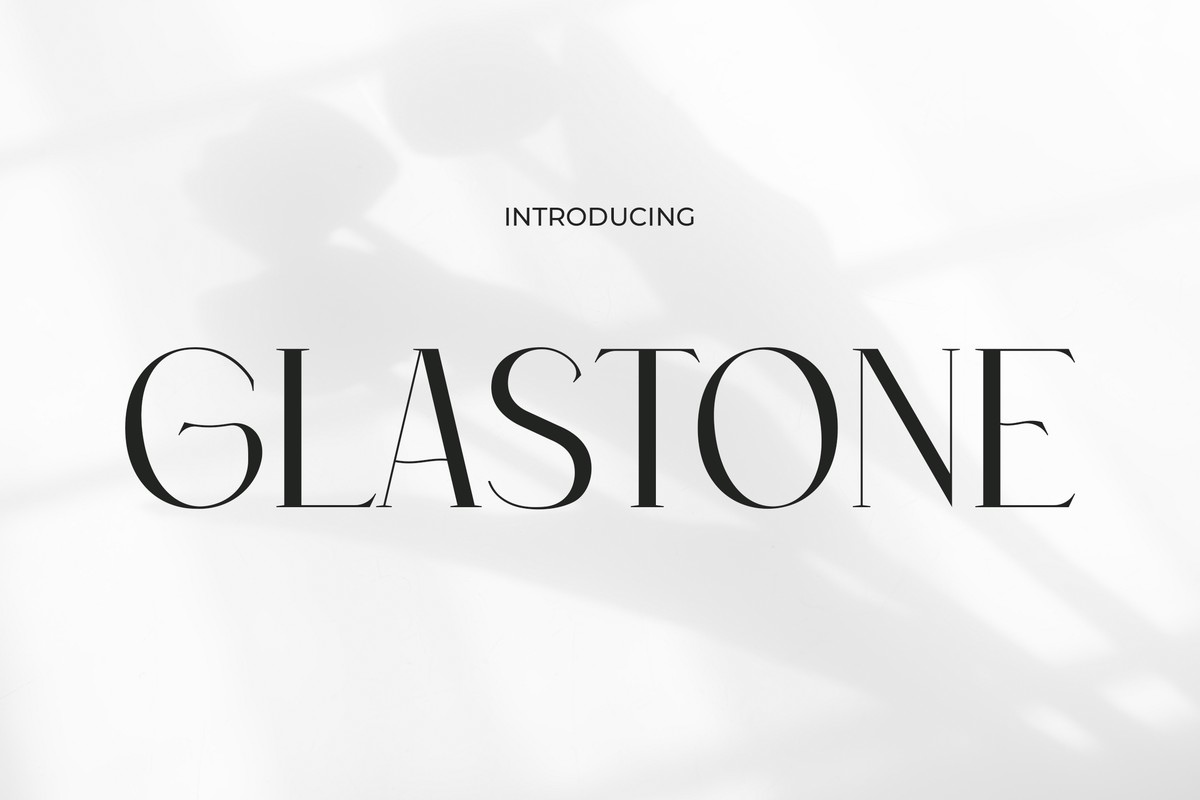 Font Glastone