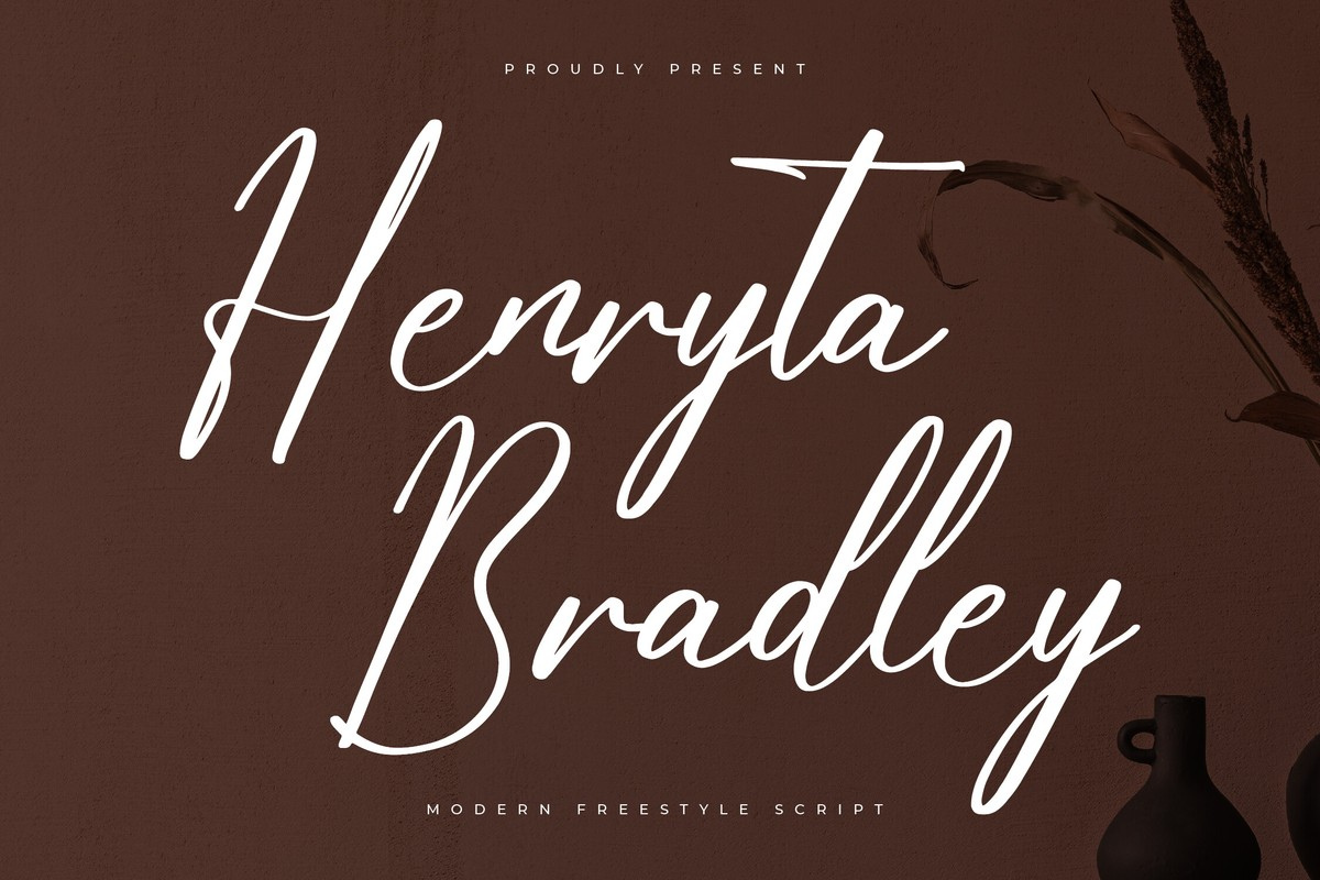 Font Henryta Bradley