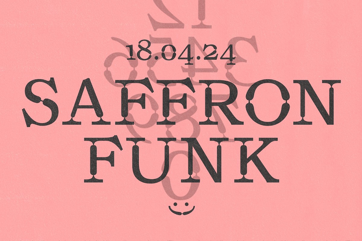 Font Saffron Funk