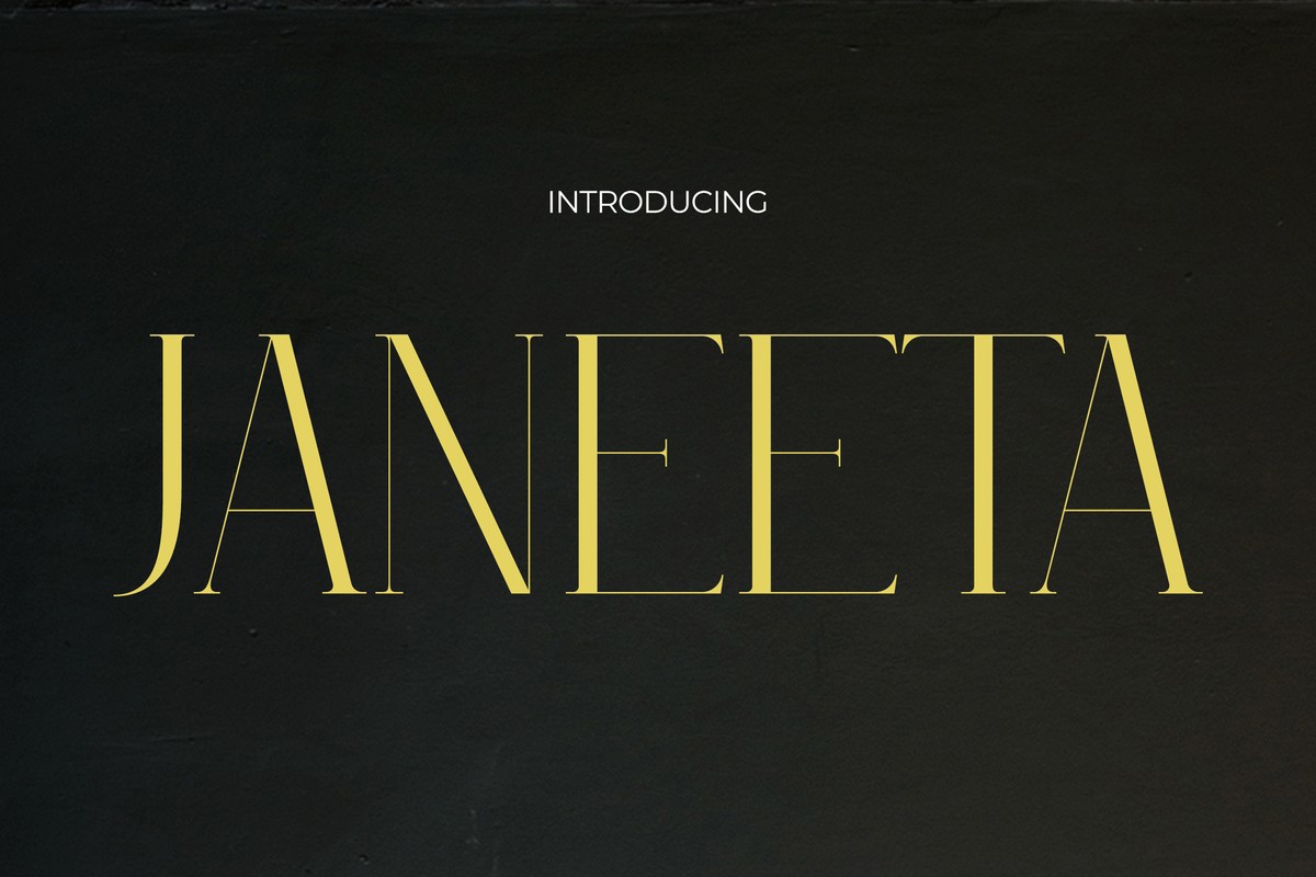 Font Janeeta