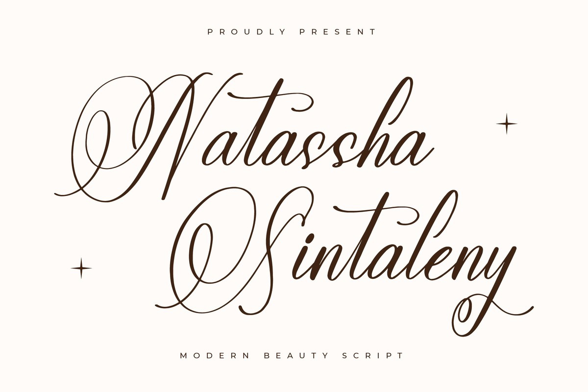 Font Natassha Sintaleny