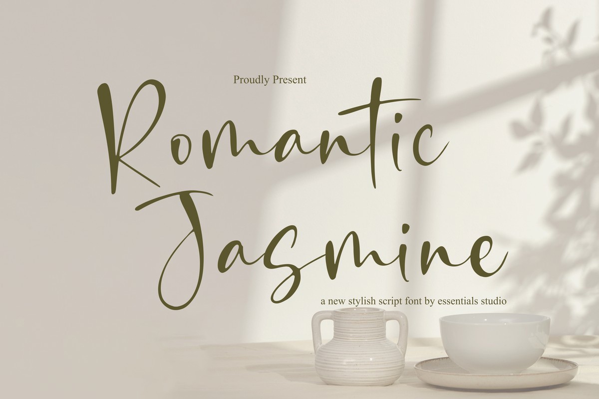 Font Romantic Jasmine