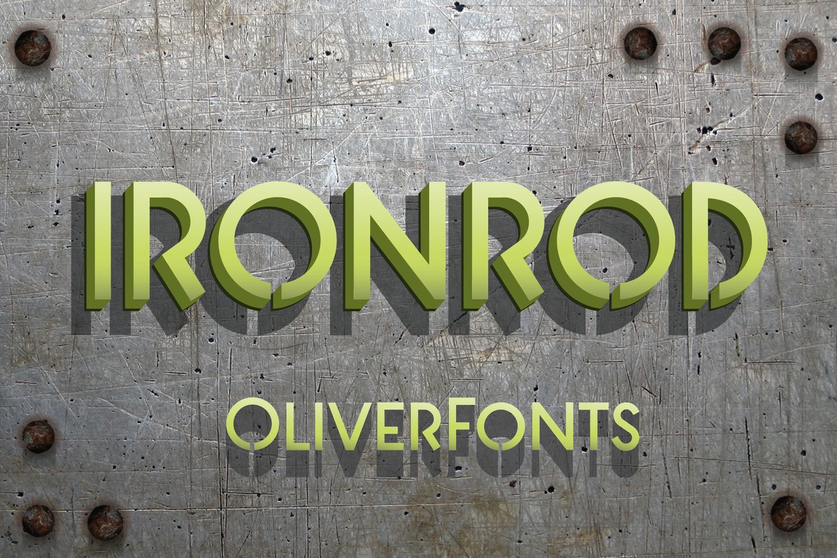 Font Ironrod