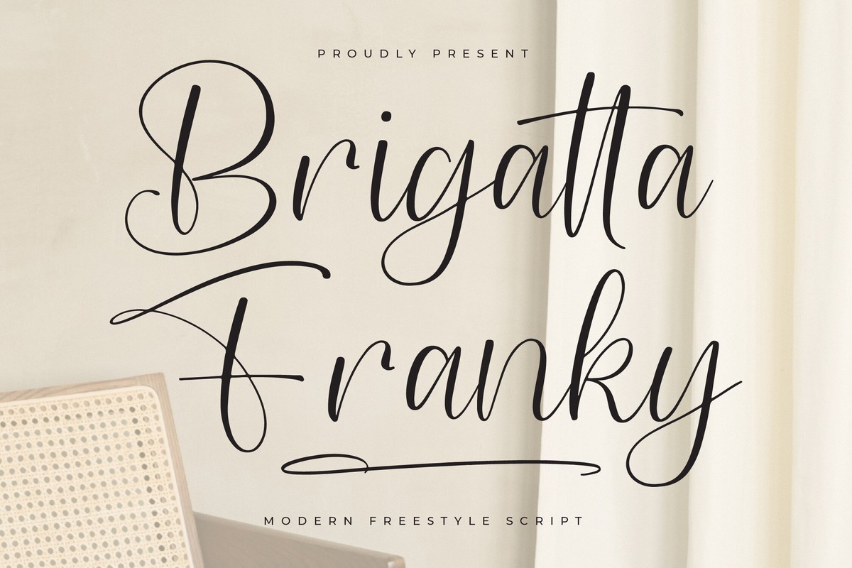 Font Brigatta Franky