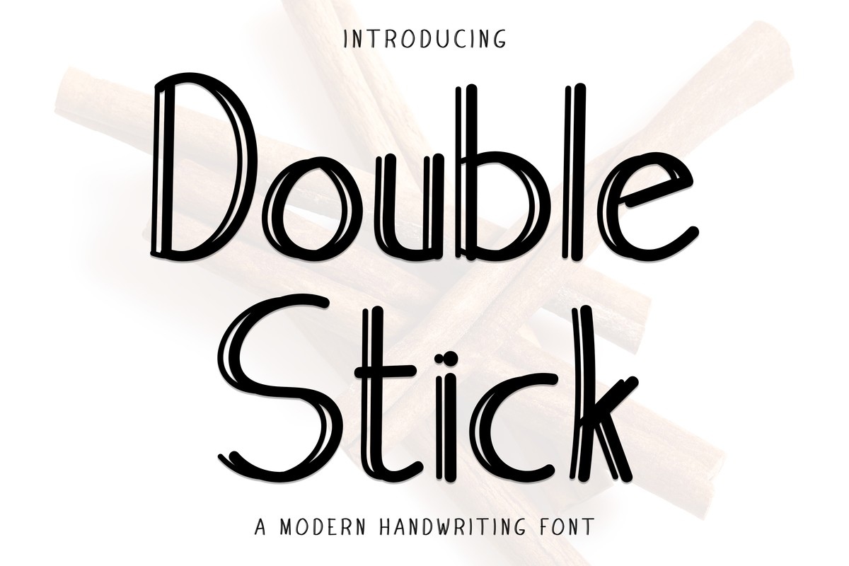 Font Double Stick