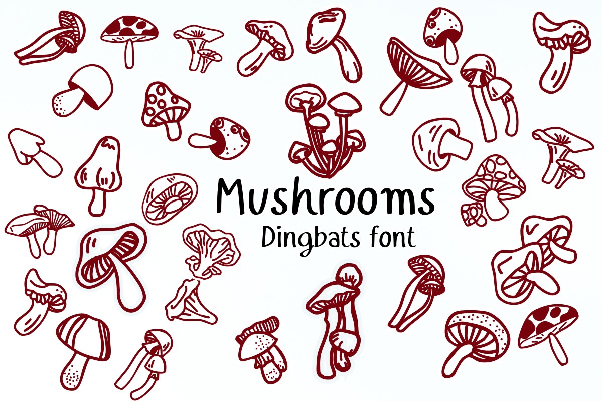 Font Mushrooms