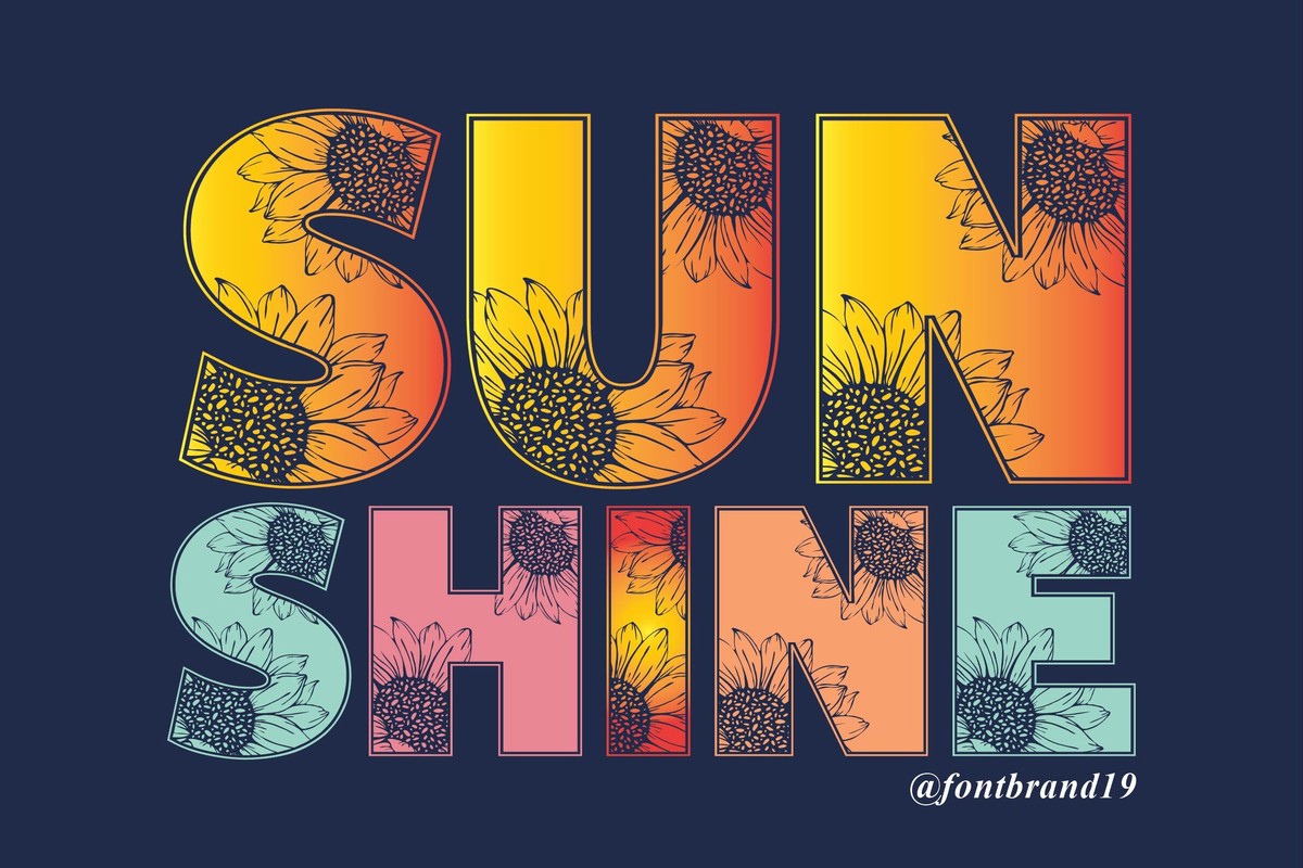 Sunshine Monogram