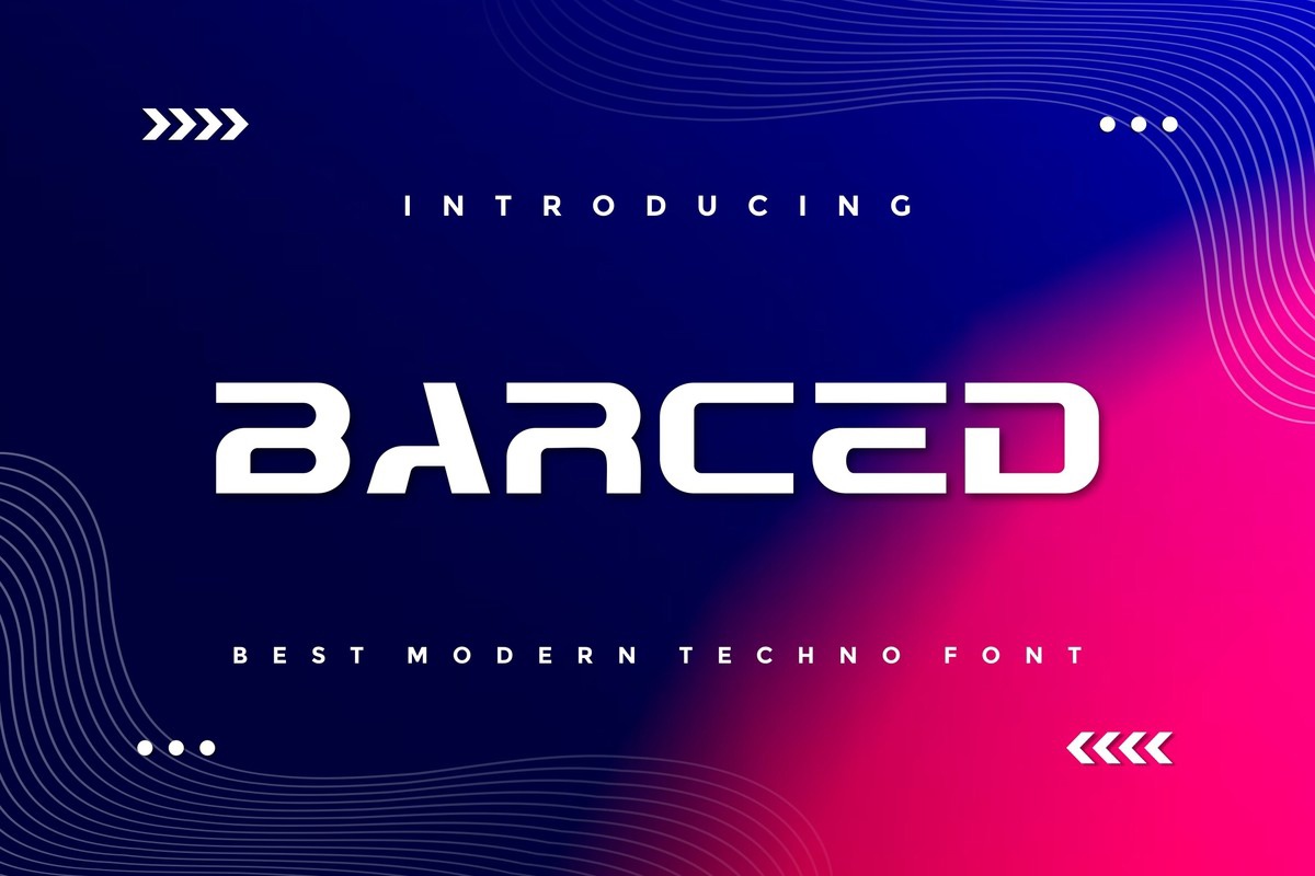 Font Barced