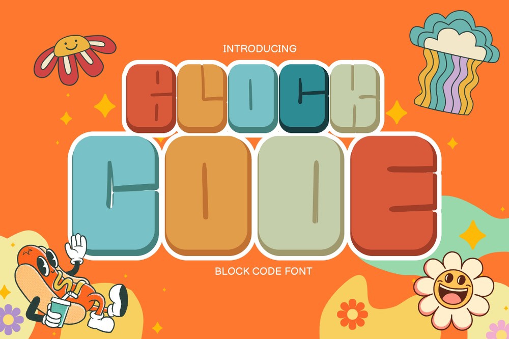 Font Block Code