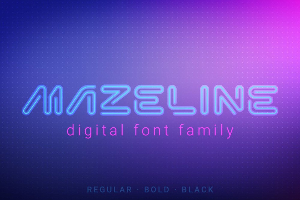 Font Mazeline