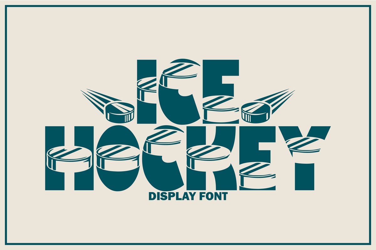 Font Ice Hockey