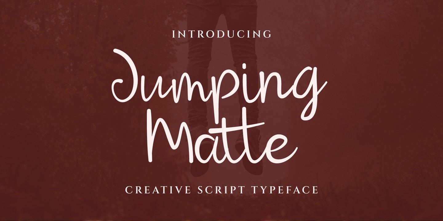 Font Jumping Matte: download and install on the WEB site