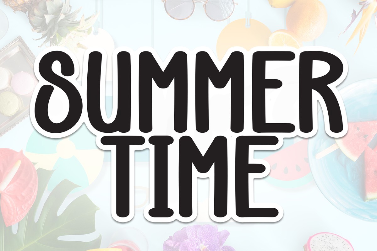 Font Summer Time