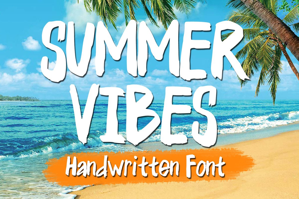 Font Summer Vibes