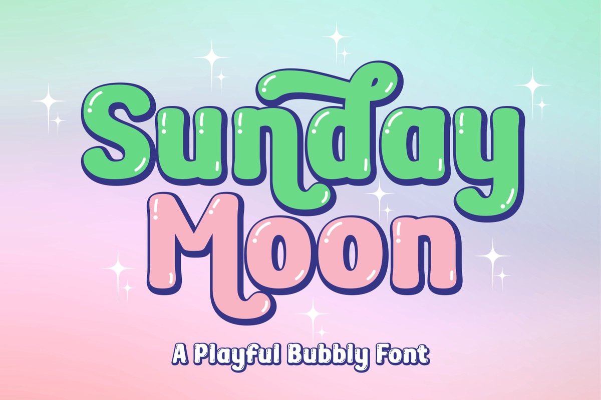 Font Sunday Moon