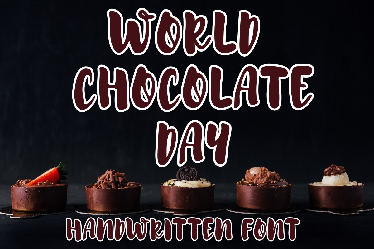 Font World Chocolate Day