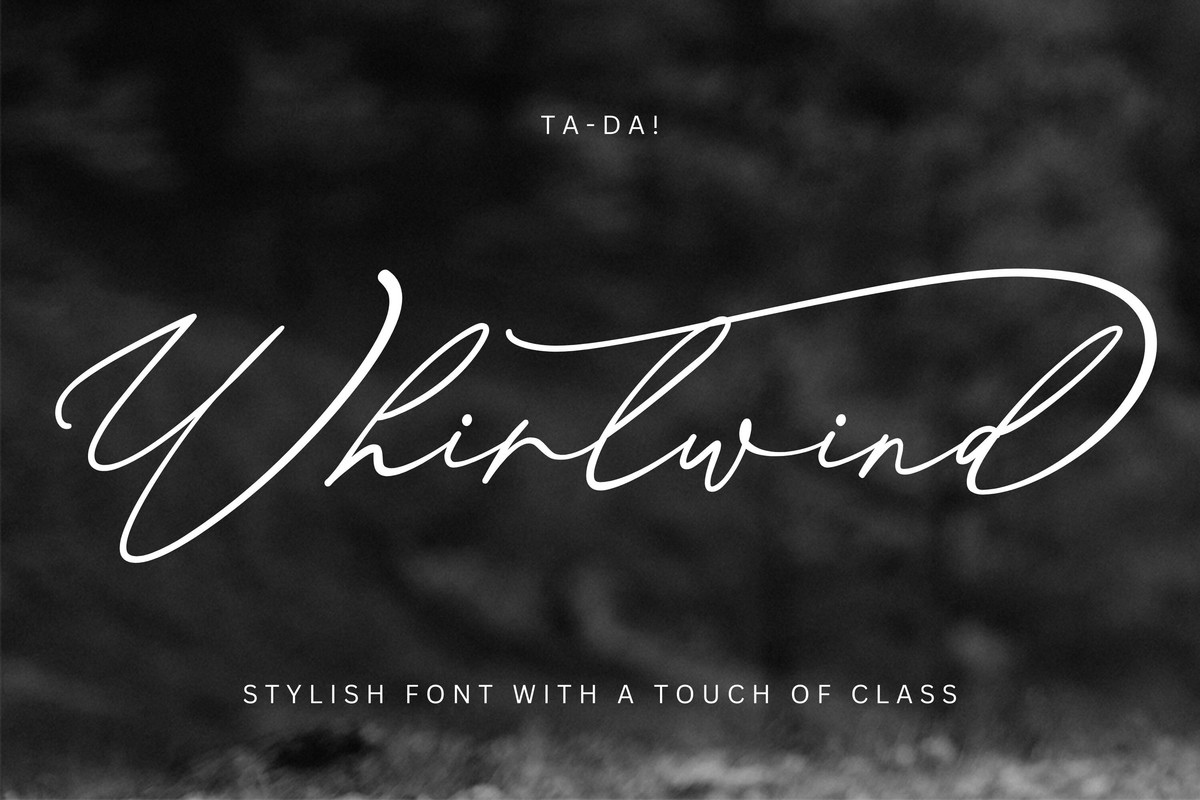 Font Whirlwind