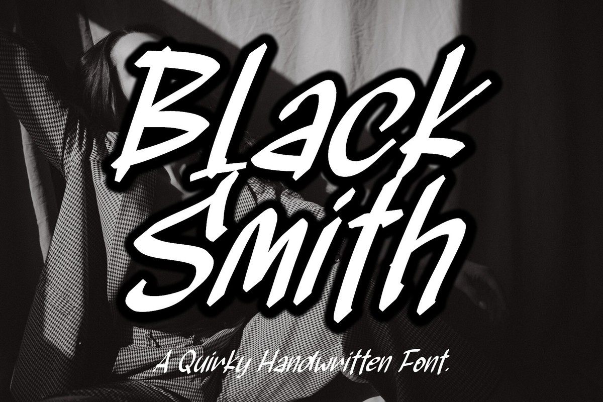 Font Black Smith