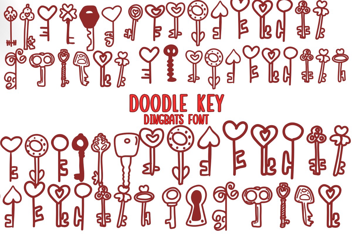 Font Doodle Key