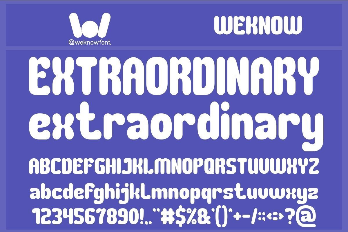 Font Extraordinary