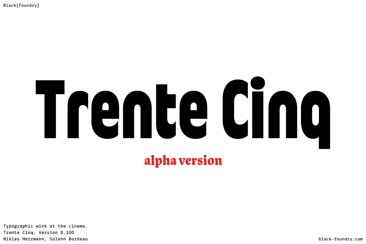 Font Trente Cinq