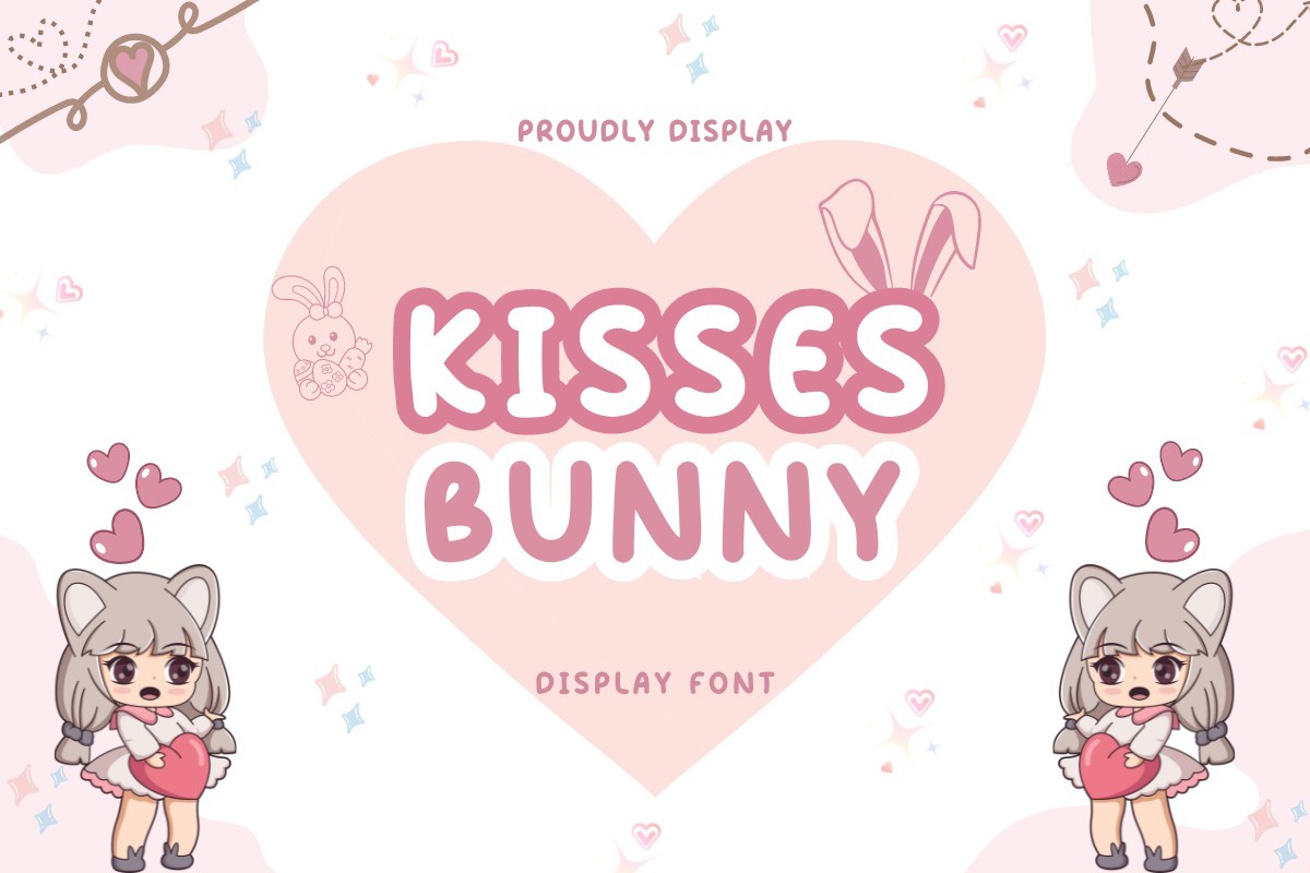 Font Kisses Bunny