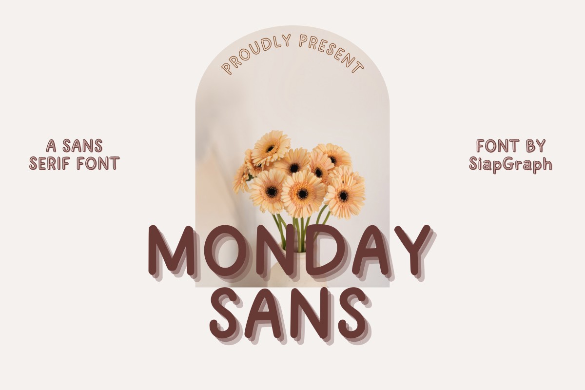 Font Monday Sans