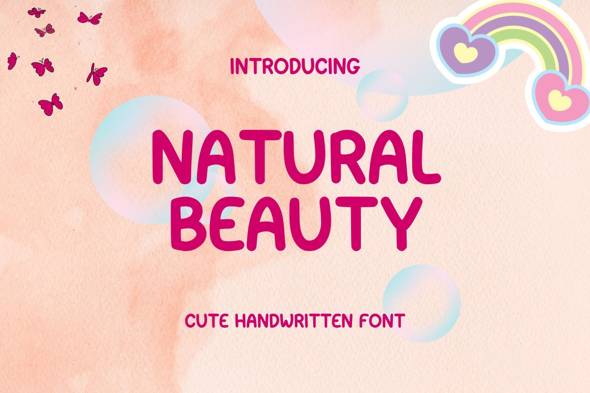 Font Natural Beauty