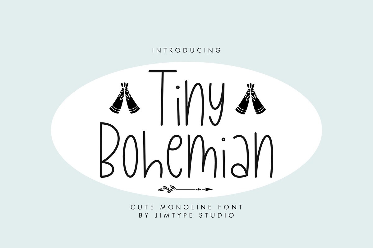 Font Tiny Bohemian