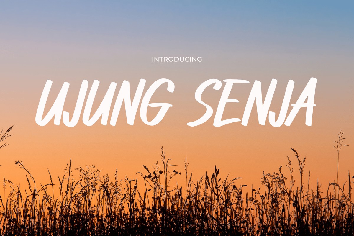 Font Ujung Senja