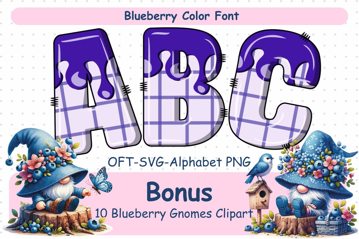 Font Blueberry