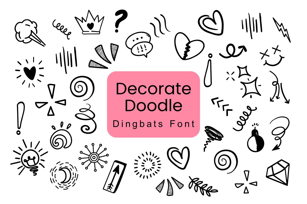 Font Decorate Doodle