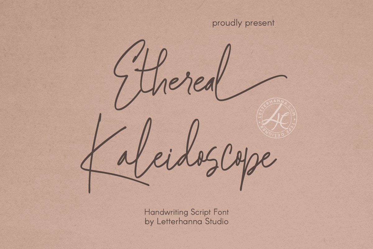 Font Ethereal Kaleidoscope