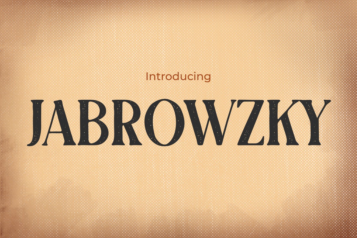 Font Jabrowzky