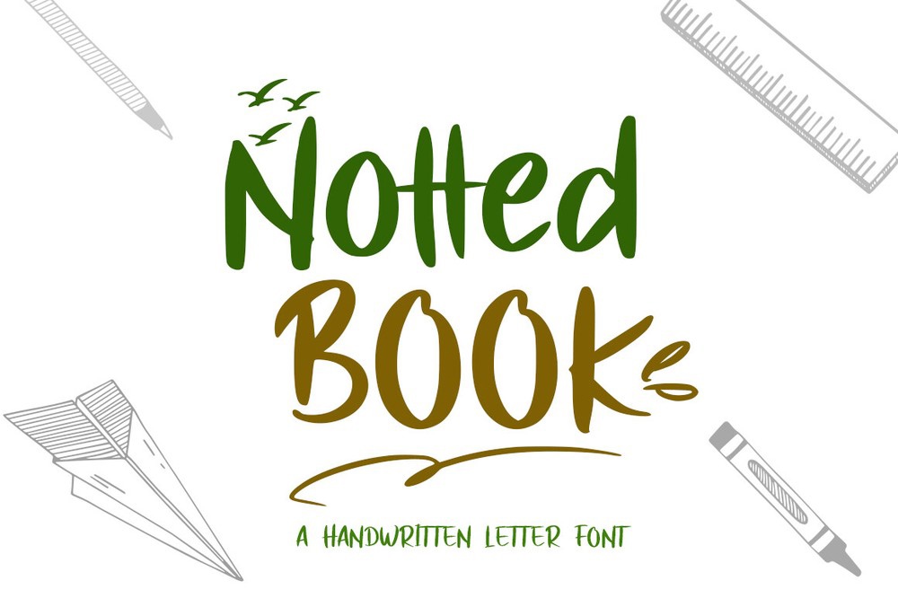 Font Notted Book